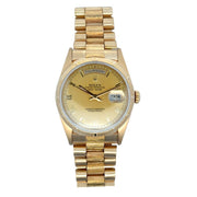 Estate 18K Yellow Gold Rolex Day-Date