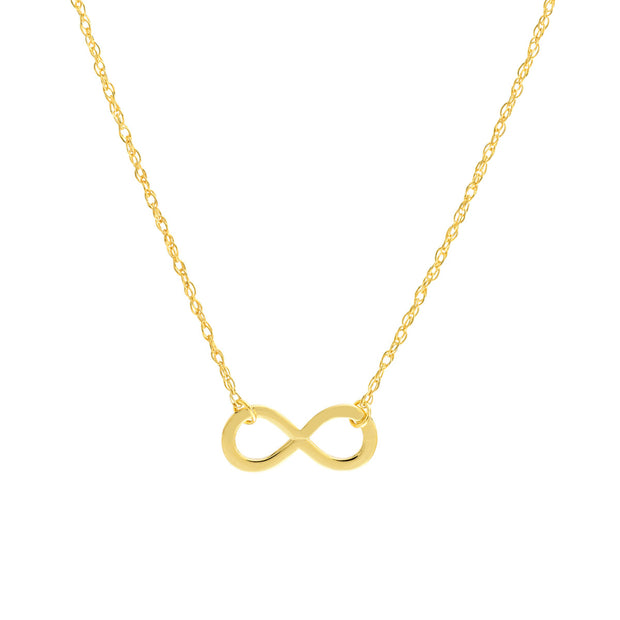 14K Yellow Gold So You Mini Infinity Symbol Necklace