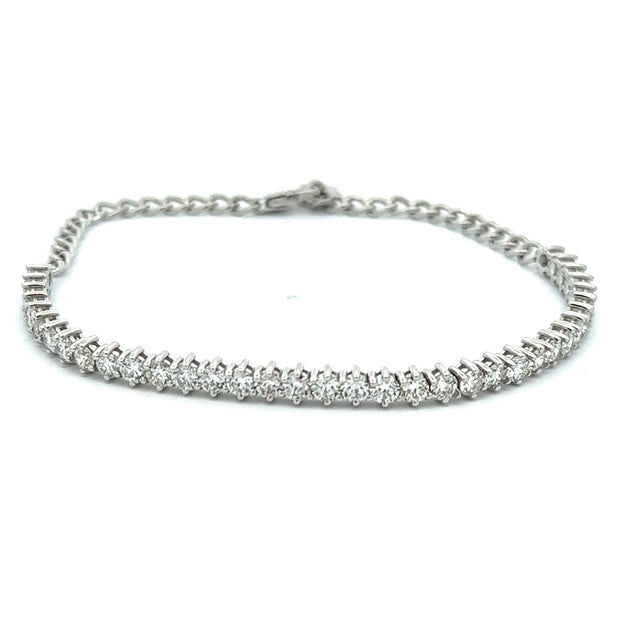 925 Sterling Silver Moissanite Diamond 3.5ct Heart Tennis Bracelet  Adjustable | Diamond, Womens bracelets, 925 sterling silver
