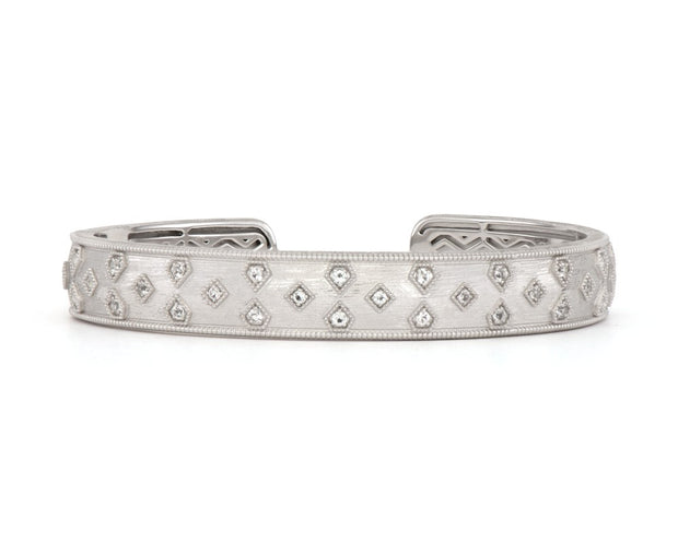 JudeFrances Silver Lisse Kite Design Cuff