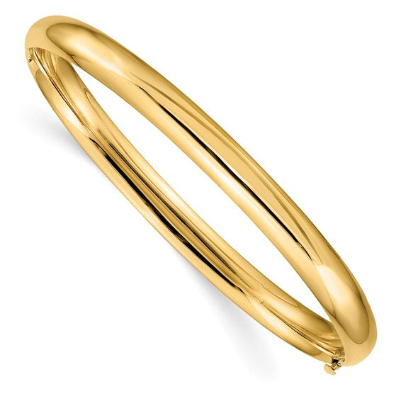 14K Yellow Gold Classic Bangle Bracelet