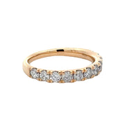 Estate 14K Yellow Gold Diamond Anniversary Ring