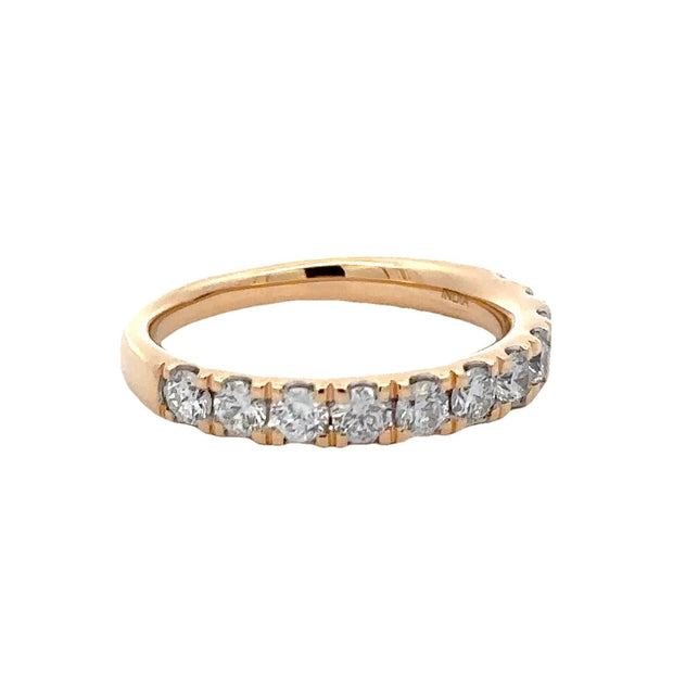 Estate 14K Yellow Gold Diamond Anniversary Ring