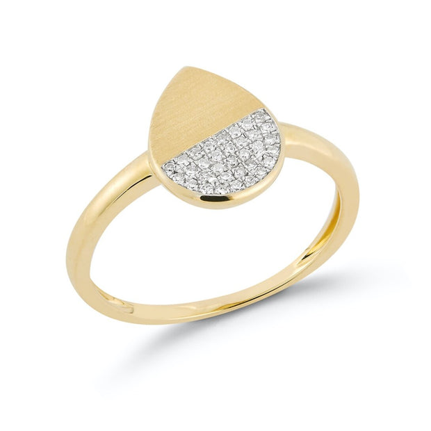 D.M. Kordansky 14K Yellow Gold Diamond Ring