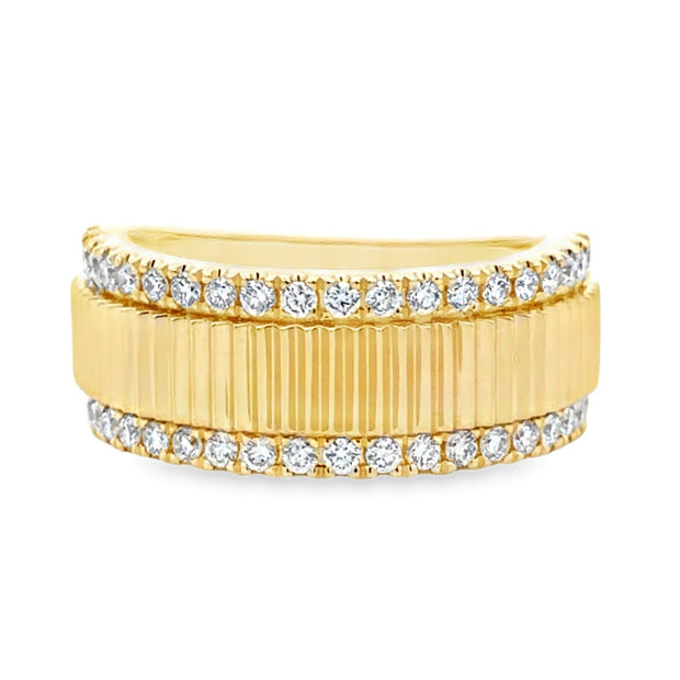 14K Yellow Gold & Diamond Ring