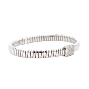Nava Dee 18K White Gold Diamond Cuff Bracelet