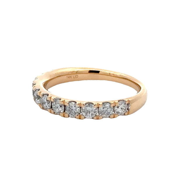 Estate 14K Yellow Gold Diamond Anniversary Ring