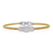 ALOR Triple Cushion Station Diamond Bracelet