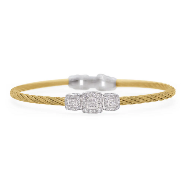 ALOR Triple Cushion Station Diamond Bracelet