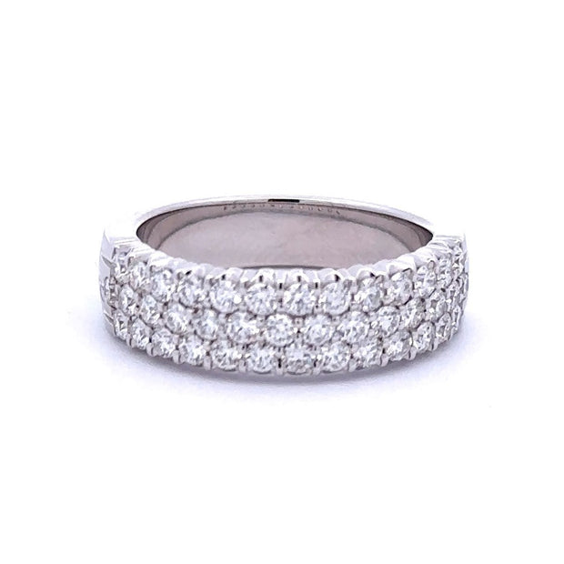 14K White Gold Diamond Ring