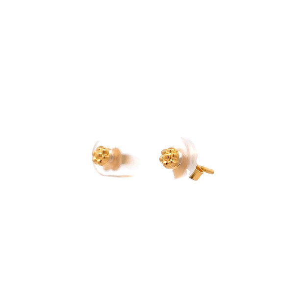 Estate 22K Yellow Gold Mini Stud Earrings