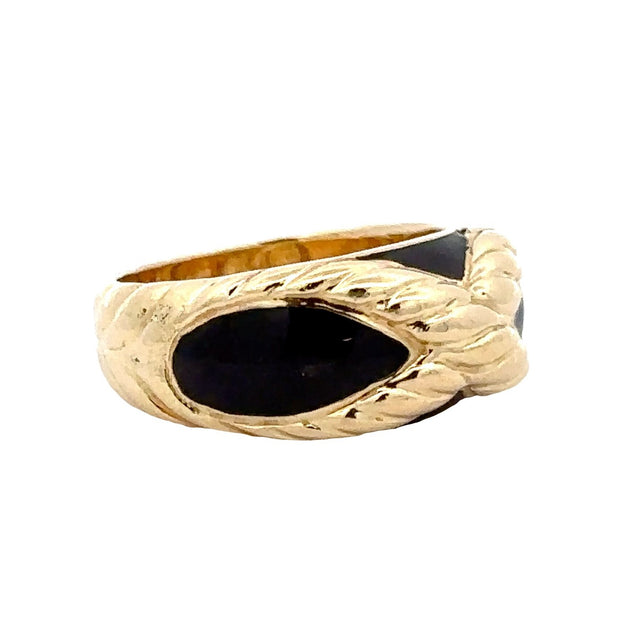 Estate 18K Yellow Gold Hidalgo Ring