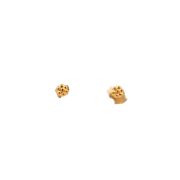 Estate 22K Yellow Gold Mini Stud Earrings
