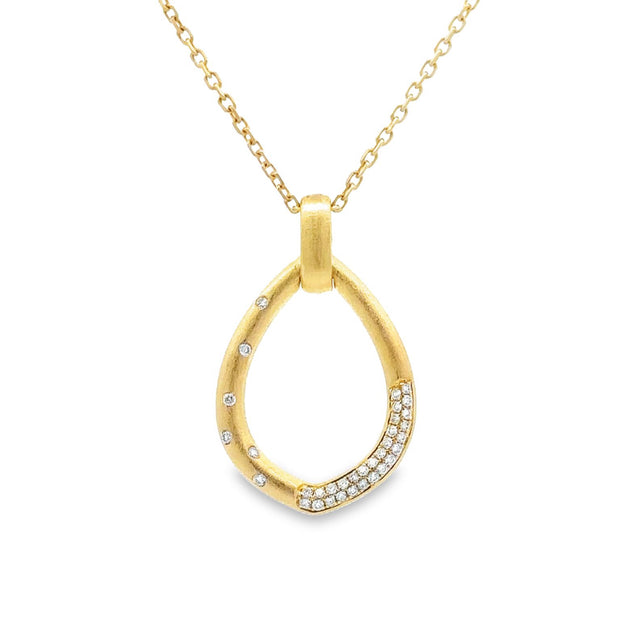 Nava Dee 14K Yellow Gold Contemporary Diamond Necklace
