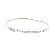 Nava Dee 18K White Gold Diamond Cuff Bracelet