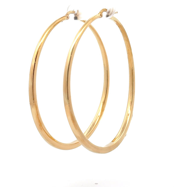 Estate 18K Yellow Gold Large Roberto Coin Earrings