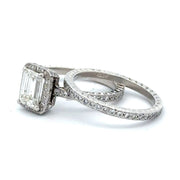 Estate Platinum Diamond Engagement Set