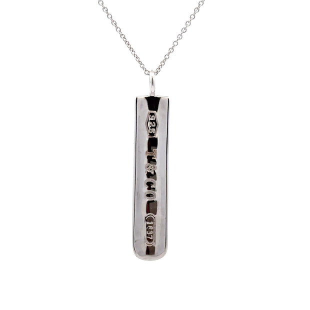 Estate Sterling Silver Tiffany & Co. Bar Necklace