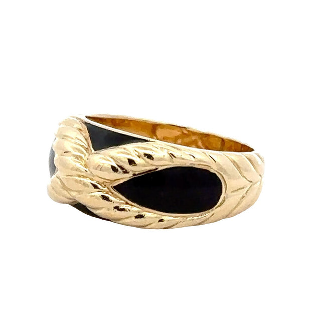 Estate 18K Yellow Gold Hidalgo Ring