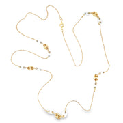 Nava Dee 18K Yellow Gold Diamond & Enamel Necklace
