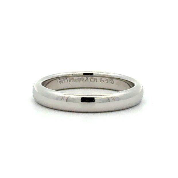 Estate Platinum Tiffany & Co Forever Wedding Ring