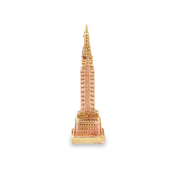 Estate 14K Yellow Gold Empire State Building Charm