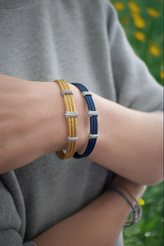 ALOR Triple Station Diamond Bracelet