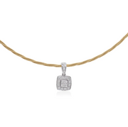 ALOR Cushion Pendant Diamond Necklace