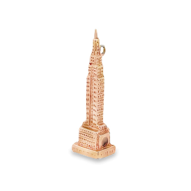 Estate 14K Yellow Gold Empire State Building Charm