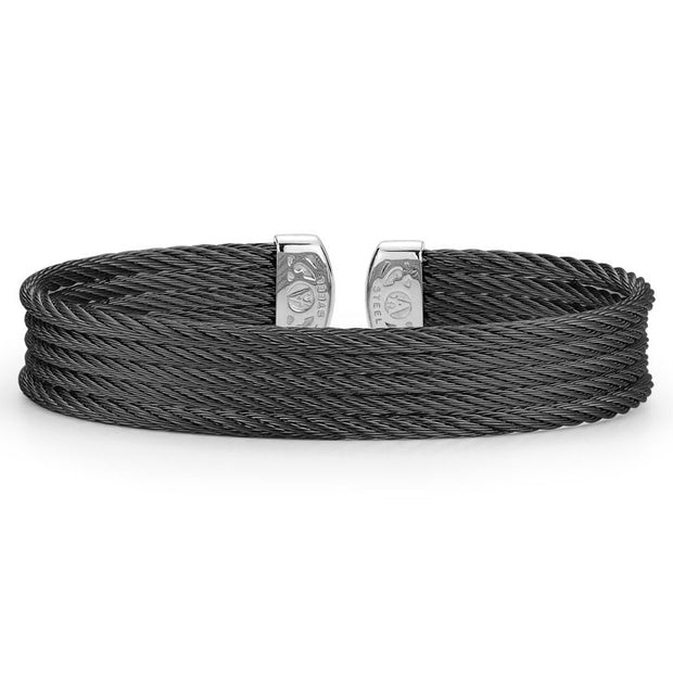 ALOR Black Cable Mini Cuff