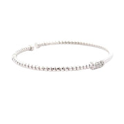 Nava Dee 18K White Gold Diamond Cuff Bracelet