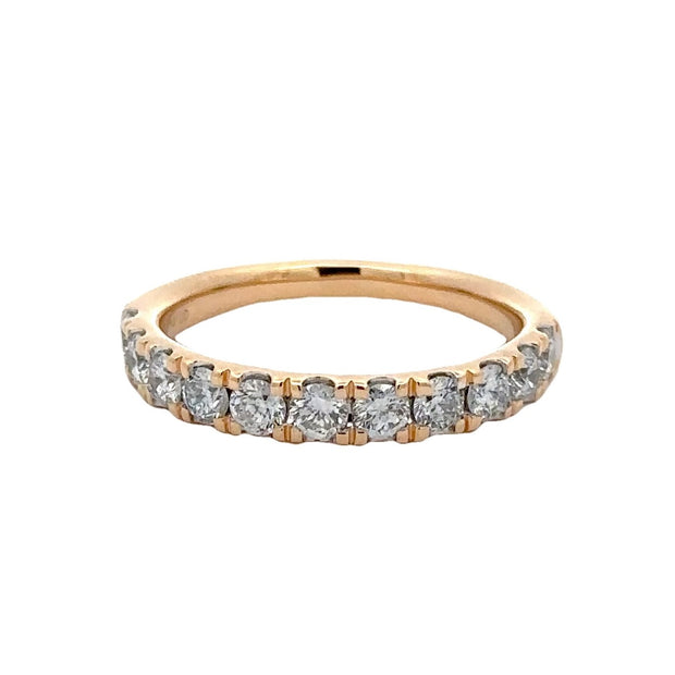 Estate 14K Yellow Gold Diamond Anniversary Ring