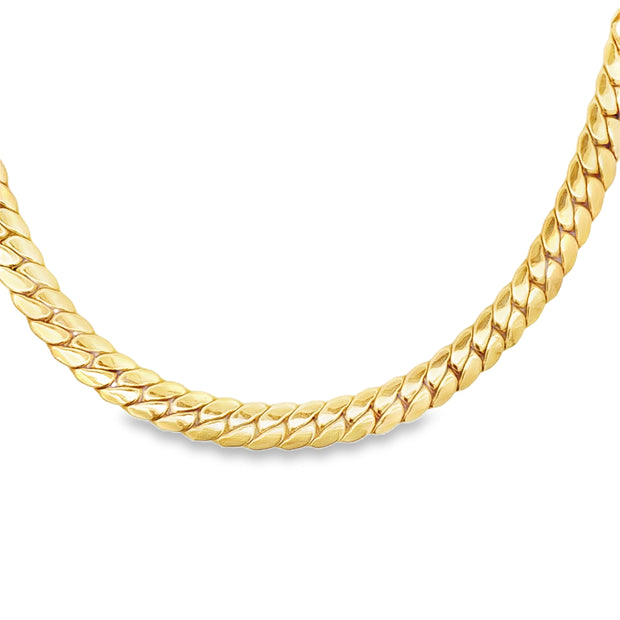 Estate 14K Yellow Gold Cuban Link Bracelet
