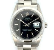 Estate Stainless Steel Rolex Date