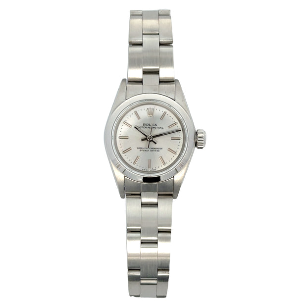 Estate Stainless Steel Rolex Oyster Perpetual