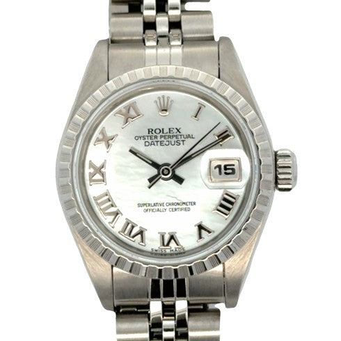 Estate Stainless Steel Rolex Date