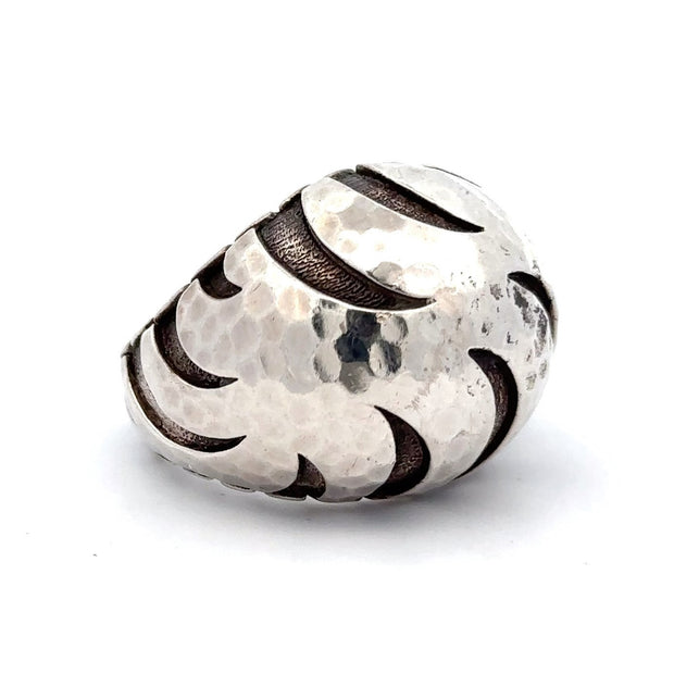 Estate Sterling Silver John Hardy Tiger Stripe Ring