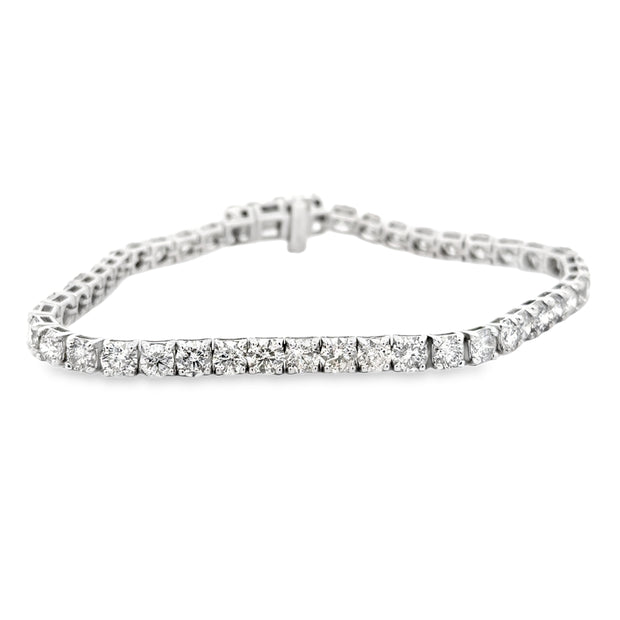 14K White Gold Diamond Tennis Bracelet