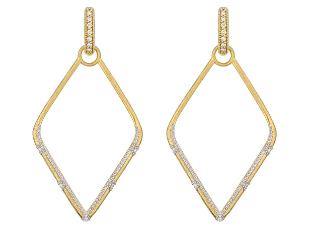 JudeFrances Lisse Large Simple Kite Earring Charms